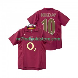 Arsenal Trøje BERGKAMP 10 2005 Retro Mænd Hjemmebane Fodboldsæt 2006 Kortærmet
