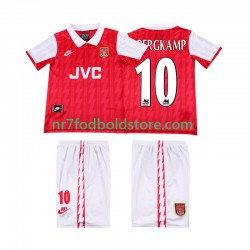 Arsenal Trøje BERGKAMP 10 1996 Retro Børn Hjemmebane Fodboldsæt 1994 Kortærmet