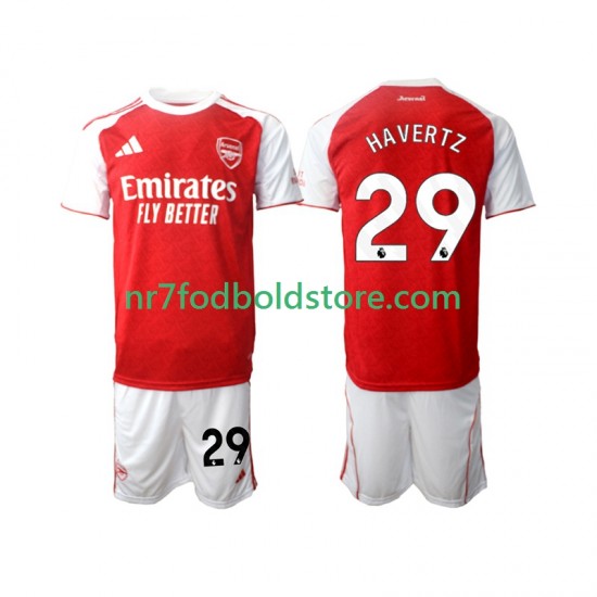 Arsenal Trøje Kai Havertz 29 Børn Hjemmebane Fodboldsæt 2025-2026 Kortærmet
