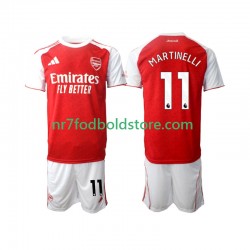 Arsenal Trøje Martin Zubimendi 11 Børn Hjemmebane Fodboldsæt 2025-2026 Kortærmet
