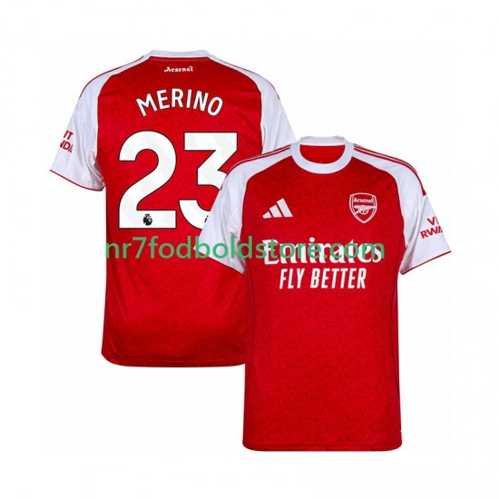 Arsenal Trøje Merino 23 Mænd Hjemmebane Fodboldsæt 2025-2026 Kortærmet