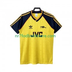 Arsenal Trøje 1988 1990 Retro Mænd Udebane Fodboldsæt Kortærmet
