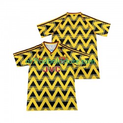 Arsenal Trøje 1991 1993 Retro Mænd Udebane Fodboldsæt Kortærmet