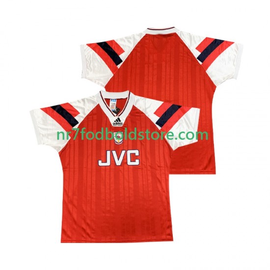 Arsenal Trøje 1992 Retro Mænd Hjemmebane Fodboldsæt 1994 Kortærmet