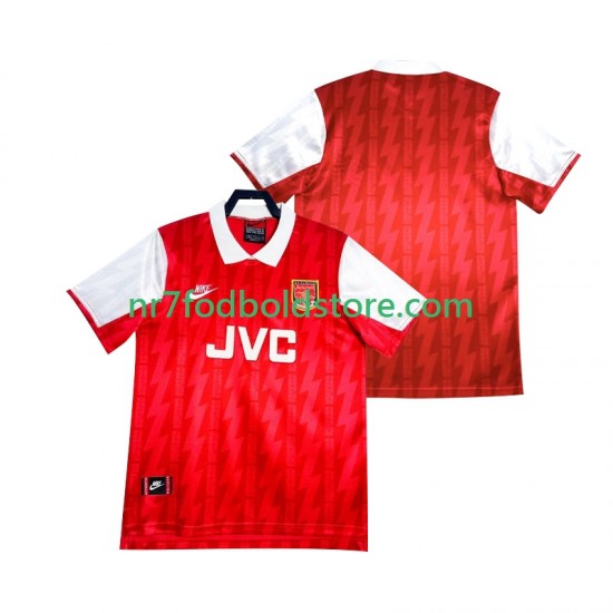 Arsenal Trøje 1993 Retro Mænd Hjemmebane Fodboldsæt 1994 Kortærmet