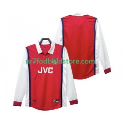 Arsenal Trøje Retro Mænd Hjemmebane Fodboldsæt 1998 1999 Langærmet