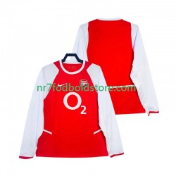 Arsenal Trøje 2003 Retro Mænd Hjemmebane Fodboldsæt 2002 Langærmet