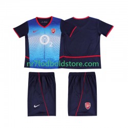 Arsenal Trøje Retro Børn Udebane Fodboldsæt 2004 2002 Kortærmet