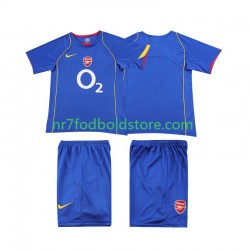 Arsenal Trøje 2005 Retro Børn Udebane Fodboldsæt 2004 Kortærmet