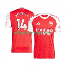 Arsenal Trøje Viktor Gyokeres 14 Mænd Hjemmebane Fodboldsæt 2025-2026 Kortærmet
