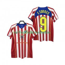 Atlético Madrid Trøje F TORRES 9 2005 Retro Mænd Hjemmebane Fodboldsæt 2004 Kortærmet