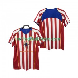 Atlético Madrid Trøje 2005 Retro Mænd Hjemmebane Fodboldsæt 2004 Kortærmet