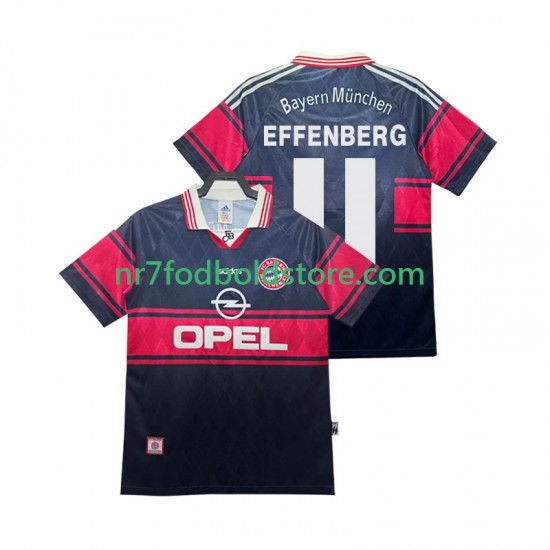 FC Bayern München Trøje Effenberg 11 1997 Retro Mænd Hjemmebane Fodboldsæt 1999 Kortærmet