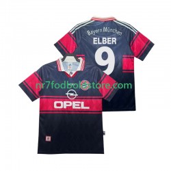 FC Bayern München Trøje Elber 9 1997 Retro Mænd Hjemmebane Fodboldsæt 1999 Kortærmet