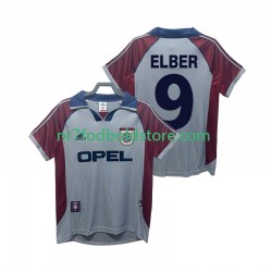 FC Bayern München Trøje Elber 9 1997 Retro Mænd 3. Valg Fodboldsæt 1999 Kortærmet
