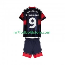 FC Bayern München Trøje Klinsmann 9 1997 Retro Børn Hjemmebane Fodboldsæt 1999 Kortærmet