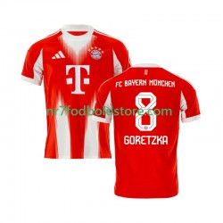 FC Bayern München Trøje Leon Goretzka 8 Mænd Hjemmebane Fodboldsæt 2025-2026 Kortærmet