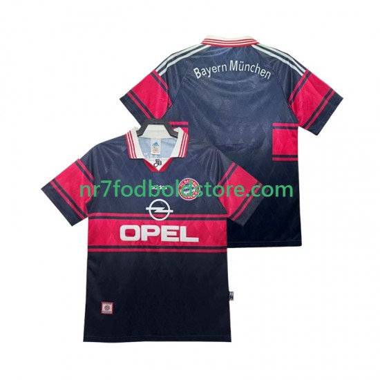 FC Bayern München Trøje 1997 Retro Mænd Hjemmebane Fodboldsæt 1999 Kortærmet