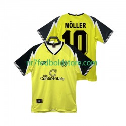 Borussia Dortmund Trøje Moller 10 1995 1996 Retro Mænd Hjemmebane Fodboldsæt Kortærmet