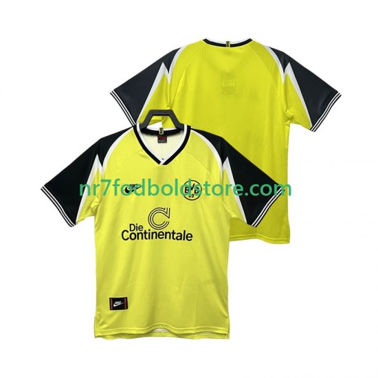 Borussia Dortmund Trøje 1995 1996 Retro Mænd Hjemmebane Fodboldsæt Kortærmet