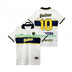 CA Boca Juniors Trøje MARADONA 10 1997 Retro Mænd Udebane Fodboldsæt 1998 Kortærmet