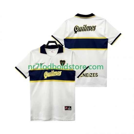 CA Boca Juniors Trøje 1997 Retro Mænd Udebane Fodboldsæt 1998 Kortærmet