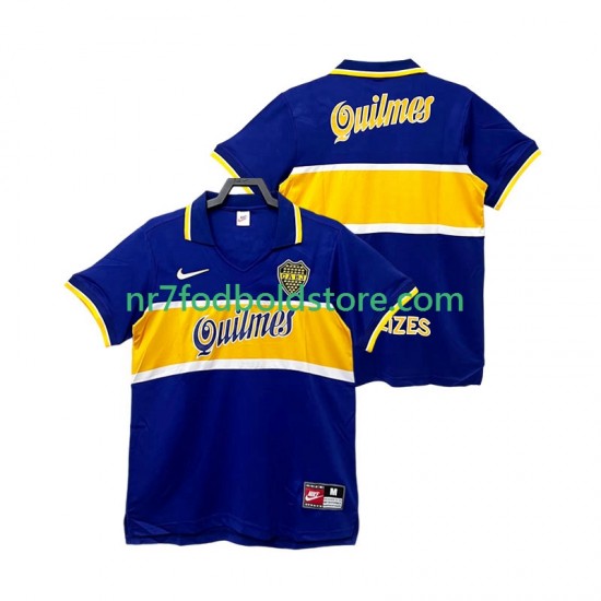 CA Boca Juniors Trøje 1997 Retro Mænd Hjemmebane Fodboldsæt 1998 Kortærmet
