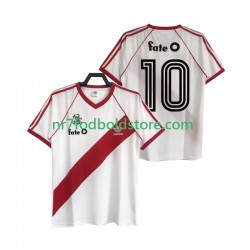 CA River Plate Trøje 10 1986 Retro Mænd Hjemmebane Fodboldsæt Kortærmet