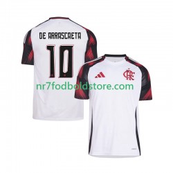 CR Flamengo Trøje Giorgian de Arrascaeta 10 Mænd Udebane Fodboldsæt 2025-2026 Kortærmet