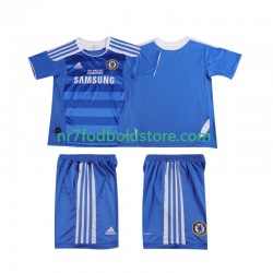 Chelsea Trøje 2012 Retro Børn Hjemmebane Fodboldsæt 2011 Kortærmet