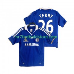 Chelsea Trøje TERRY 26 2007 Retro Mænd Hjemmebane Fodboldsæt 2008 Kortærmet