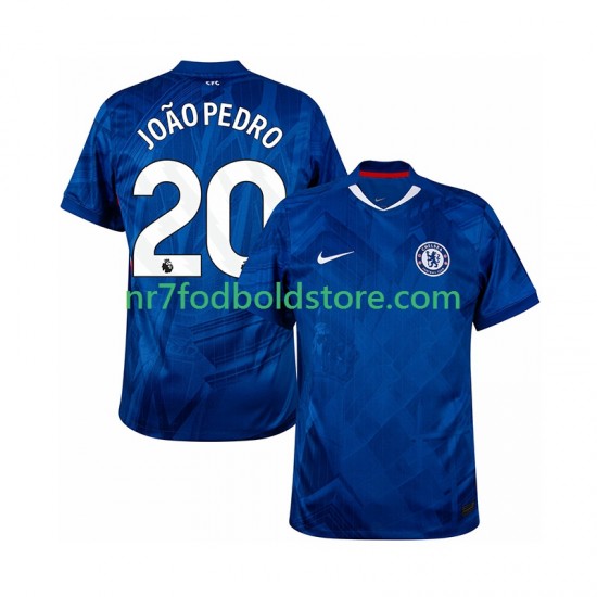 Chelsea Trøje joao pedro 20 Mænd Hjemmebane Fodboldsæt 2025-2026 Kortærmet