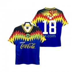 Club América Trøje 18 1995 Retro Mænd Udebane Fodboldsæt Kortærmet