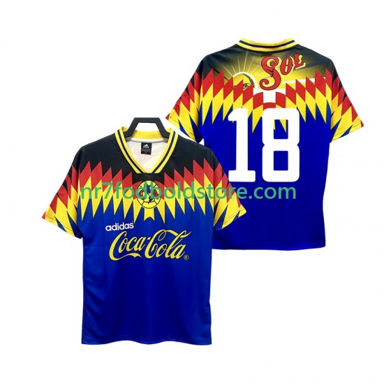 Club América Trøje 18 1995 Retro Mænd Udebane Fodboldsæt Kortærmet