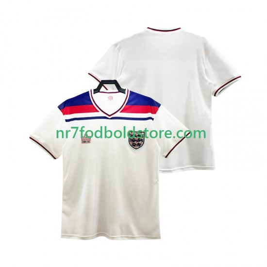 England Trøje 1982 Retro Mænd Hjemmebane Fodboldsæt Kortærmet