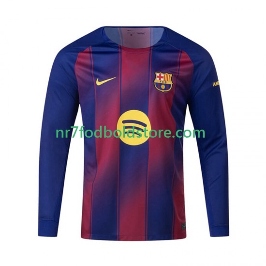 FC Barcelona Trøje Mænd Hjemmebane Fodboldsæt 2025-2026 Langærmet