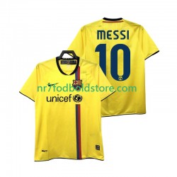FC Barcelona Trøje Lionel Messi 10 2009 Retro Mænd Udebane Fodboldsæt 2008 Kortærmet