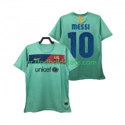 FC Barcelona Trøje Lionel Messi 10 Retro Mænd Udebane Fodboldsæt 2011 2010 Kortærmet