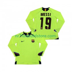 FC Barcelona Trøje Lionel Messi 19 2005 Retro Mænd Udebane Fodboldsæt 2006 Langærmet