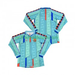 FC Barcelona Trøje 1996 1997 Retro Mænd Udebane Fodboldsæt Langærmet