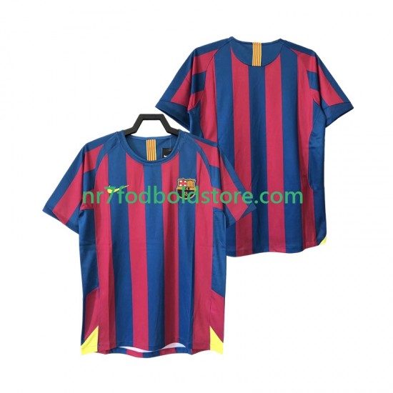 FC Barcelona Trøje 2005 Retro Mænd Hjemmebane Fodboldsæt 2006 Kortærmet