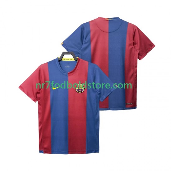 FC Barcelona Trøje 2007 Retro Mænd Hjemmebane Fodboldsæt 2006 Kortærmet