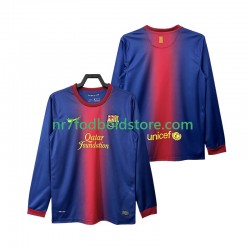 FC Barcelona Trøje 2012 2013 Retro Mænd Hjemmebane Fodboldsæt Langærmet
