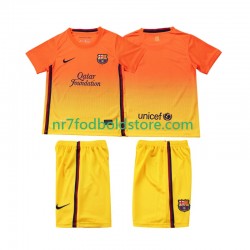 FC Barcelona Trøje 2012 2013 Retro Børn Udebane Fodboldsæt Kortærmet