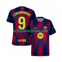 FC Barcelona Trøje Robert Lewandowski 9 Mænd Hjemmebane Fodboldsæt 2025-2026 Kortærmet