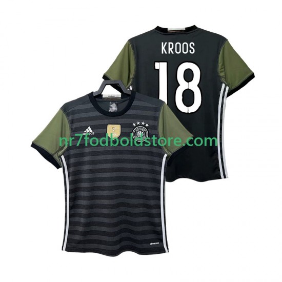 Tyskland Trøje KROOS 18 2016 Retro Mænd Udebane Fodboldsæt Kortærmet