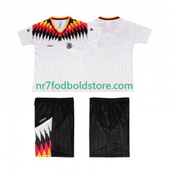 Tyskland Trøje Retro Børn Hjemmebane Fodboldsæt 1994 Kortærmet