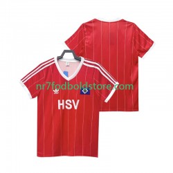 Hamburger SV Trøje 1983 1984 Retro Mænd Udebane Fodboldsæt Kortærmet