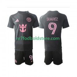 Inter Miami Trøje Suárez Luis 9 Børn Udebane Fodboldsæt 2025 Kortærmet