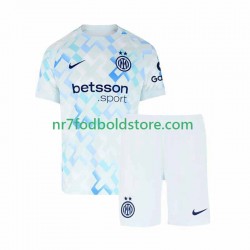 Inter Milan Trøje Børn Udebane Fodboldsæt 2025-2026 Kortærmet